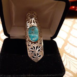 925 STERLING & TURQUOISE RING